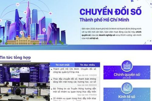 TPHCM ra mắt cổng thông tin chuyển đổi số