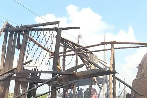 Cà Mau: Cháy lớn tại hợp tác xã hầm than