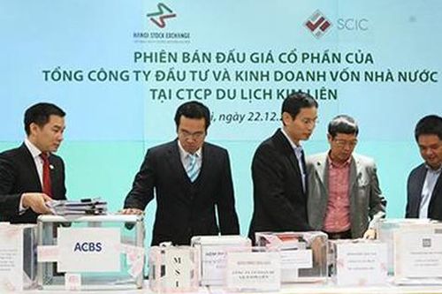 Đấu giá công khai bán lô cổ phần kèm nợ phải thu: Chỉ tiến hành khi có ít nhất 2 nhà đầu tư