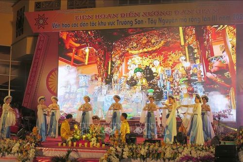 Bế mạc Liên hoan diễn xướng dân gian văn hóa các dân tộc khu vực Trường Sơn - Tây Nguyên năm 2022