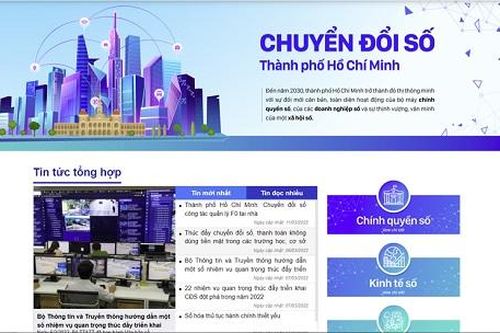 Ra mắt Cổng thông tin Chuyển đổi số TPHCM