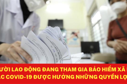 Người lao động tham gia bảo hiểm xã hội mắc COVID-19 được hưởng những chế độ gì?
