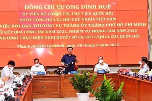 TPHCM giải bày với Chủ tịch Quốc hội lý do chậm triển khai cơ chế, chính sách đặc thù