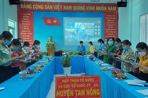 Hội LHPN Đồng Tháp báo cáo nhanh kết quả Đại hội đại biểu Phụ nữ toàn quốc XIII