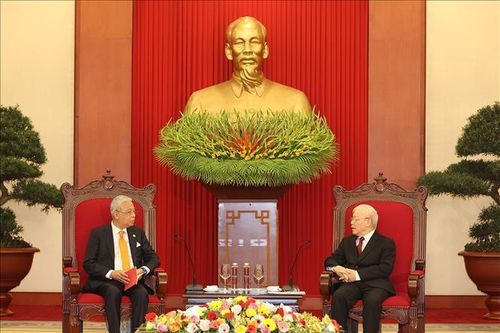 Tổng Bí thư Nguyễn Phú Trọng tiếp Thủ tướng Malaysia thăm chính thức Việt Nam