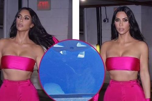 Kim Kardashian bị chụp trộm hôn tình trẻ sau khi khoe đường cong 'rực lửa'