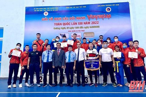 Thanh Hóa xếp thứ ba toàn đoàn tại Giải vô địch các đội mạnh Vovinam toàn quốc