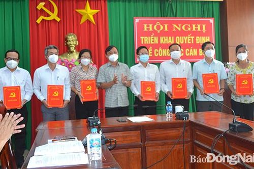 Thành ủy Biên Hòa: Điều động, thay đổi vị trí công tác của nhiều cán bộ