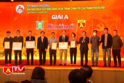 An ninh Thủ đô giành 2 giải Nhất Giải báo chí về xây dựng Đảng và phát triển văn hóa Hà Nội
