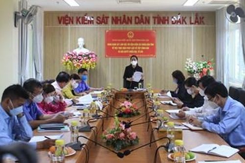 Đoàn Đại biểu Quốc hội giám sát việc thực hiện pháp luật của ngành Kiểm sát nhân dân Đắk Lắk