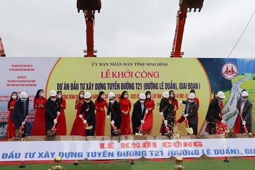 Ninh Bình đồng loạt khởi công nhiều tuyến đường quy mô lớn