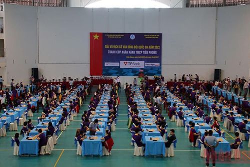 Khai mạc Giải vô địch Cờ vua đồng đội quốc gia 2022