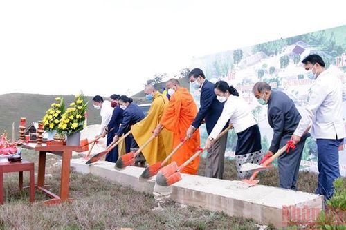 Xây dựng Khu điện thờ các anh hùng liệt sĩ Việt Nam và Lào tại tỉnh Xiengkhouang