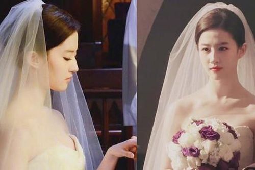 Lưu Diệc Phi mặc váy cưới động lòng người, thềm ngực sexy gây thương nhớ