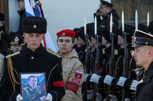 Nga tổ chức tang lễ cho Phó Chỉ huy Hạm đội Biển Đen tử trận ở Ukraine