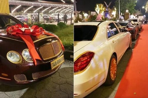 Độ giàu có của đại gia Hải Dương kỷ niệm ngày cưới bằng siêu xe