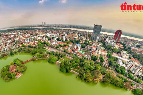 Toàn cảnh địa điểm xây dựng ga ngầm C9 ven hồ Hoàn Kiếm