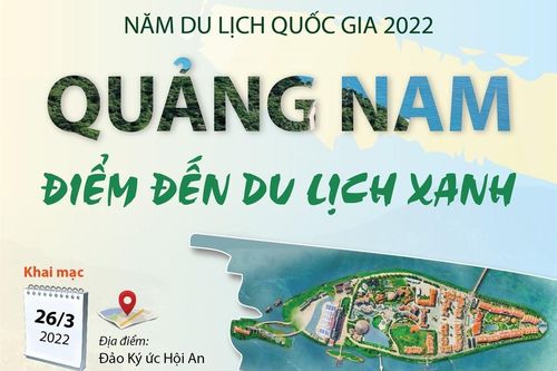 Năm Du lịch quốc gia 2022: Quảng Nam - Điểm đến du lịch xanh