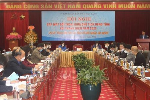 Đối thoại trực tuyến 'Thanh niên tỉnh Cao Bằng với khởi nghiệp, lập nghiệp'