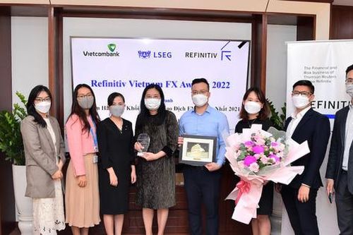 Vietcombank nhận danh hiệu Best FXall Taker