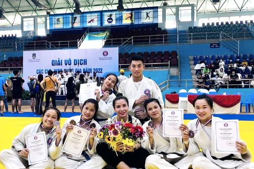 Judo Thanh Hóa giành 3 huy chương tại giải Vô địch Các CLB Judo Quốc gia 2022