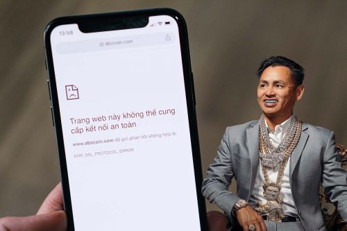 Website dự án coin của Johnny Dang dừng hoạt động