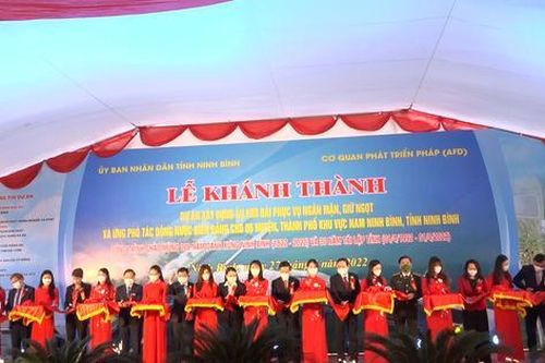 Khánh thành Dự án xây dựng âu Kim Đài huyện Kim Sơn, Ninh Bình