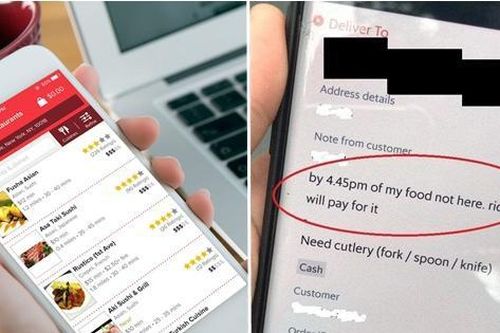 Dọa nếu thức ăn không giao kịp giờ thì shipper trả tiền, khách hàng bị netizen phê phán