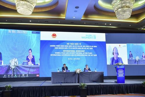 Thúc đẩy thực hiện Chương trình hành động quốc gia về phụ nữ, hòa bình và an ninh