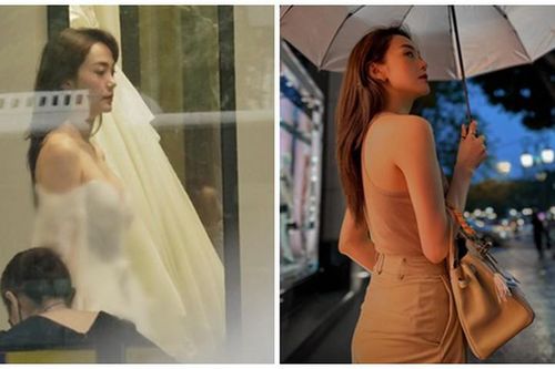 'Mẹ ác ma' Minh Hằng lặn lội ra tận Hà Nội... thử váy cưới