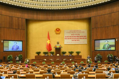 Hội nghị đại biểu Quốc hội hoạt động chuyên trách: Thảo luận 4 dự án luật trình Quốc hội tại Kỳ họp thứ 3