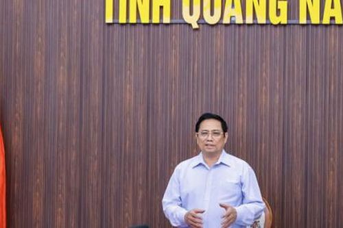 Thủ tướng: Quảng Nam không ỷ lại vào nguồn vốn Trung ương