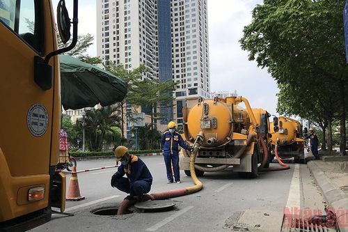 Hà Nội triển khai số hóa mạng lưới thoát nước nhằm cải thiện môi trường