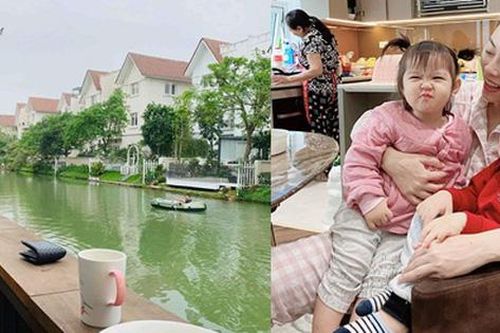 'Ở ẩn' đã lâu, Hằng Túi xuất hiện trở lại, gây choáng với căn biệt thự màu xanh ngọc tuyệt đẹp