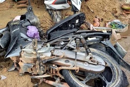 Tai nạn liên hoàn ở Quảng Ngãi, 4 người bị thương