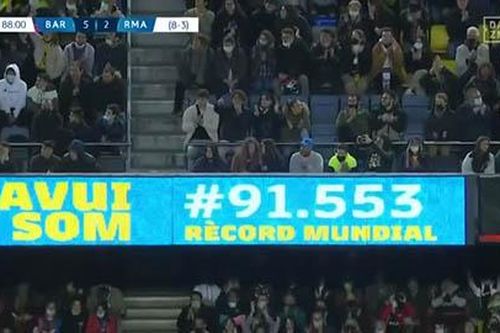 Trận Kinh điển nữ giữa Barca và Real Madrid phá kỷ lục thế giới