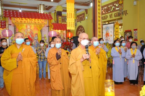 Lễ húy nhật Hòa thượng Thích Liễu Học, khai sơn chùa Pháp Giới