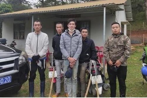 Bắt 5 đối tượng phá rừng phòng hộ Tà Nung tại Đà Lạt