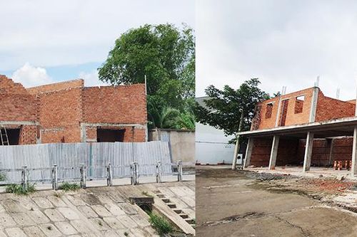 Cưỡng chế hai căn nhà xây dựng trái phép