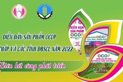 Diễn đàn OCOP Đồng Tháp và ĐBSCL thu hút 350 gian hàng tham gia