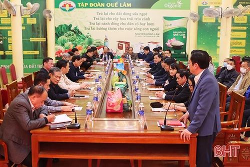Cẩm Xuyên xúc tiến xây dựng mô hình nông nghiệp hữu cơ