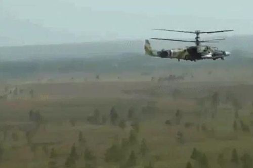 Trực thăng tấn công Ka-52 Nga 'làm mưa làm gió' diệt hàng loạt mục tiêu Ukraine