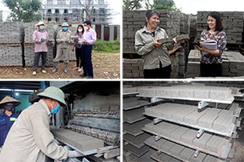 Sản xuất gạch không nung theo công nghệ mới