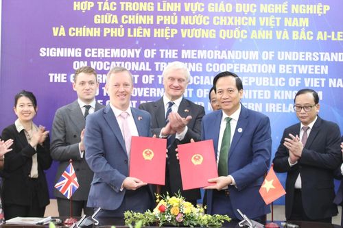 Việt Nam và Anh ký kết hợp tác trong lĩnh vực giáo dục nghề nghiệp