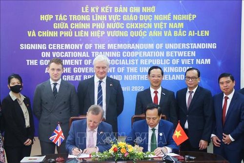 Việt Nam và Anh thúc đẩy hợp tác trong giáo dục nghề nghiệp