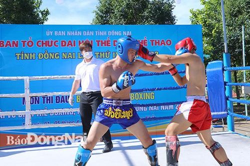 Chủ nhà huyện Thống Nhất dẫn đầu Giải vô địch boxing - kickboxing Đại hội TDTT tỉnh lần IX