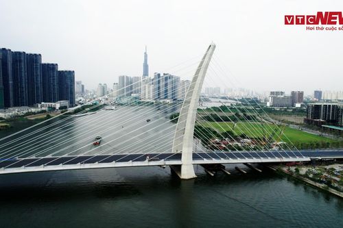 Cận cảnh cầu Thủ Thiêm 2 trước ngày thông xe