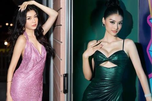Kiều Loan mặc váy xẻ chân ngực nóng bỏng, Thúy Vân diện váy sequin khoe lưng trần nuột nà