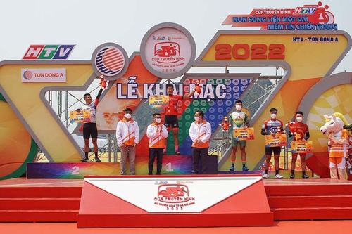 Cup xe đạp Truyền hình TPHCM: Tay đua Mông Cổ thắng chặng hai