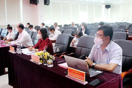 Đảng ủy Khối Cơ quan và Doanh nghiệp tỉnh làm việc Đảng bộ Công ty Điện lực An Giang